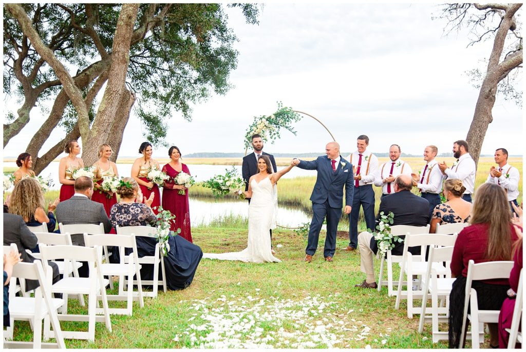 Wedding in Jacksonville Florida at private residence 